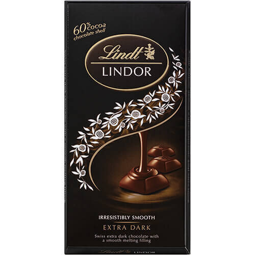 Lindt Lindor Extra Dark Smooth Chocolate - 100g