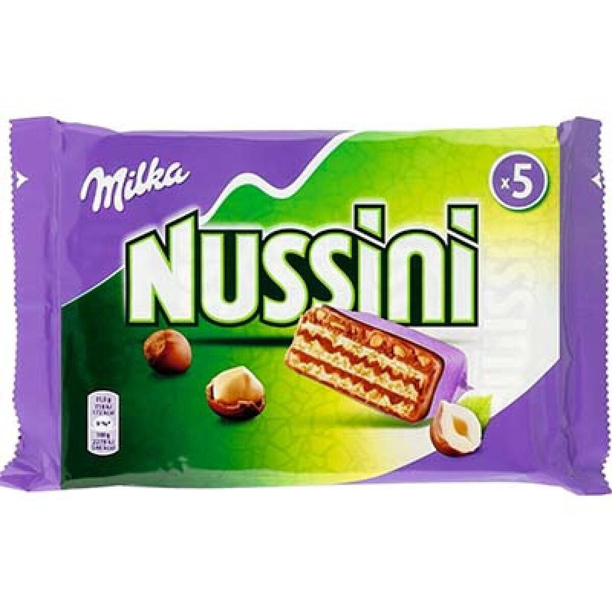 Milka Nussini Bars - 160g