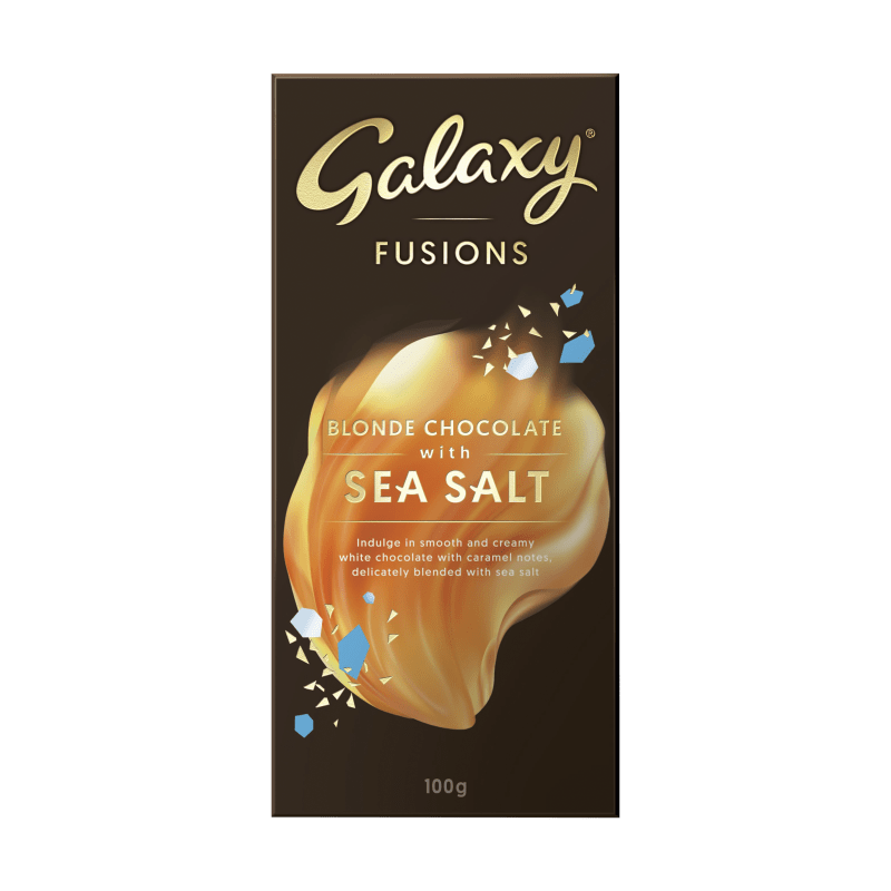 Galaxy Fusions Sea Salt Blond Chocolate 75G