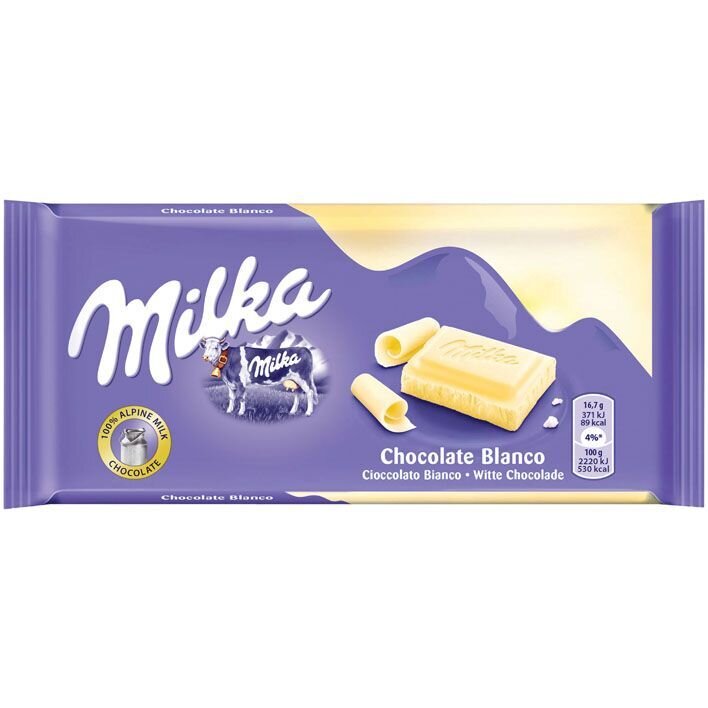 Milka White Chocolate 87G