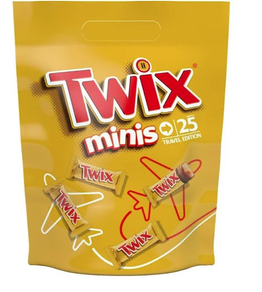 Twix Minis Pouch (25pcs) - 500g | Melt Free packaging