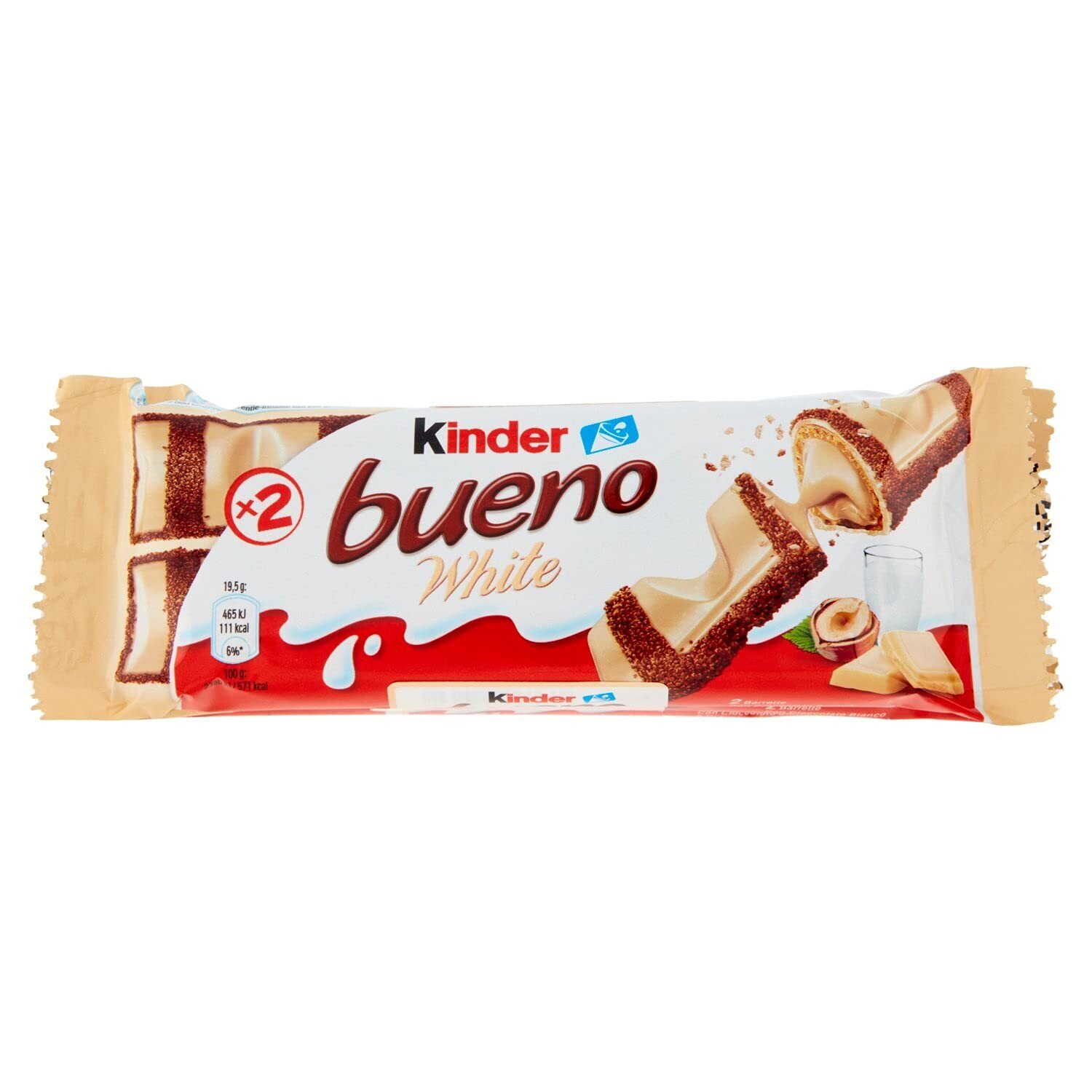 Kinder Bueno White Chocolate Wafer 39G
