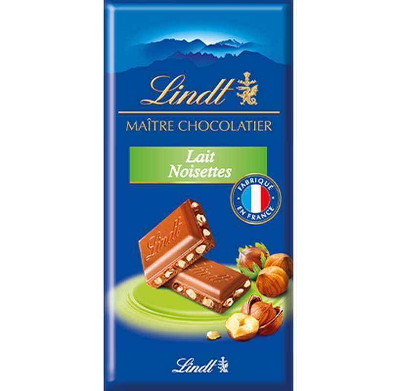 Lindt Maite Chocolatier - Lait Noisettes 110G
