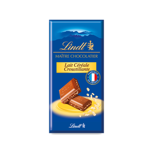 Lindt Maite Chocolatier Lait Cereale Croustillante 110G