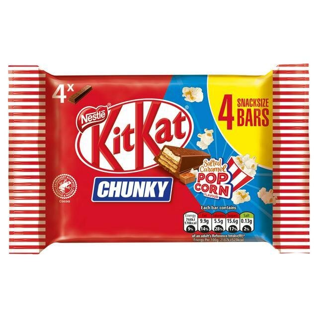 Kitkat Chunky Popcorn Wafer Bar 160G