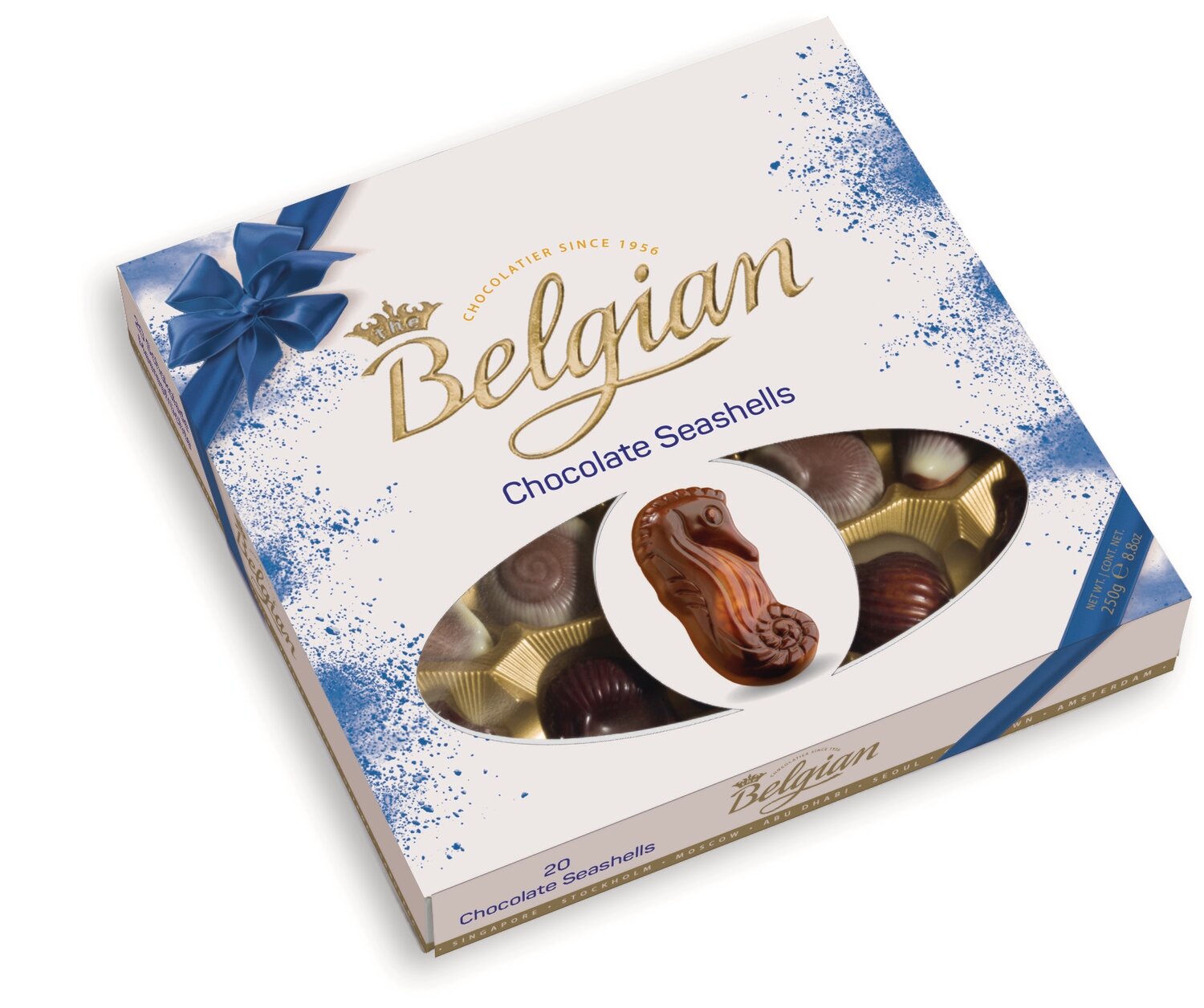 Belgian Chocolate & Seashells 250G | Melt Proof Packaging