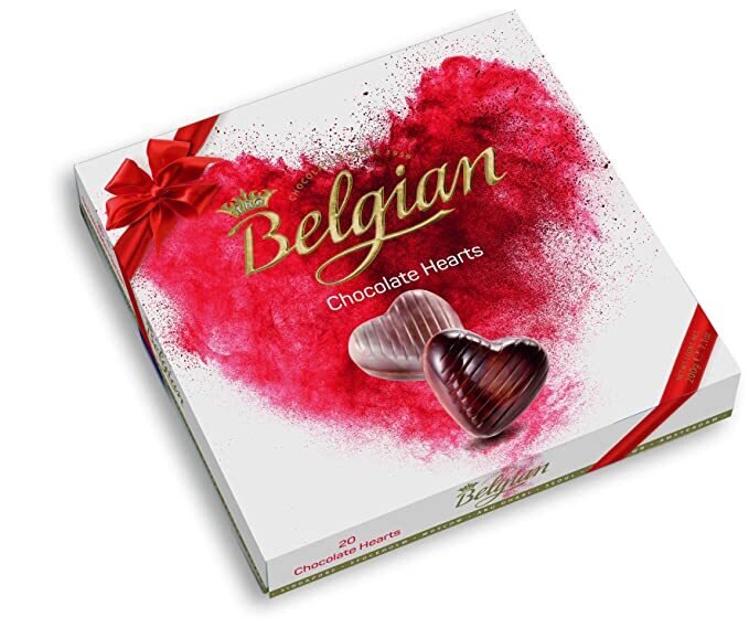 The Belgian Hearts | Imported  Chocolate 200G | Melt-Free Delivery | Same Day Dispatch | Made in Belgium