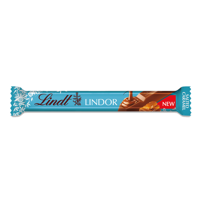 Lindt Lindor Salted Caramel Chocolate Bar 38G