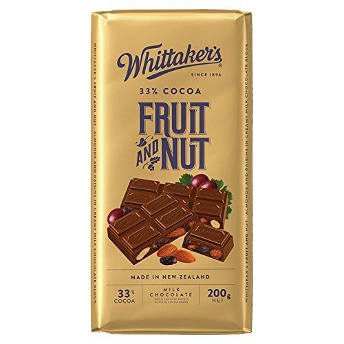 Whittaker's 33% Fruit And Nut Chocolate 200G