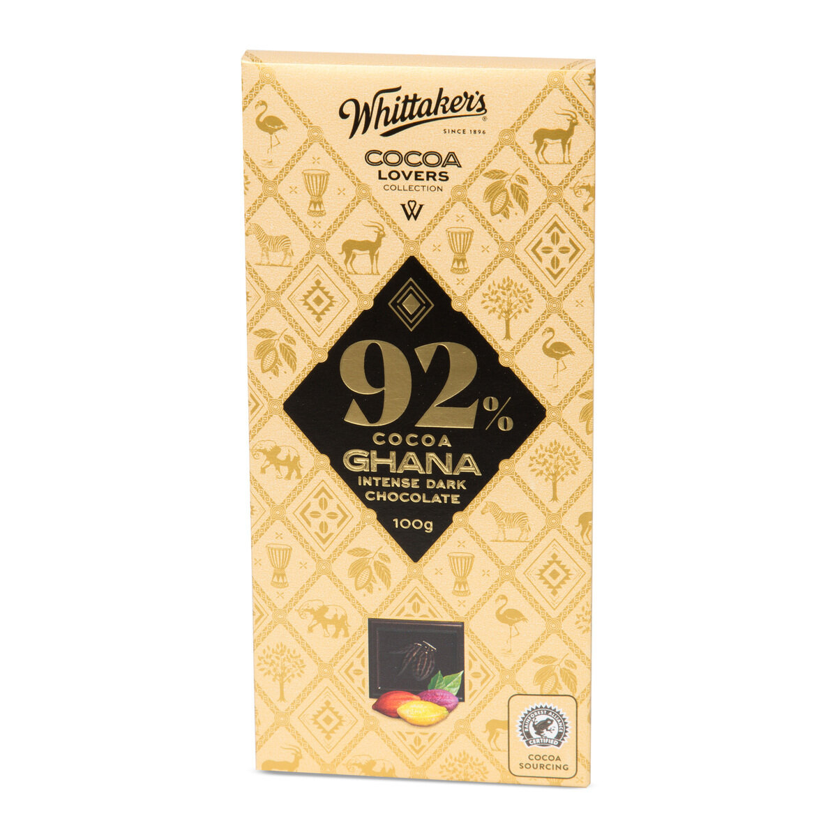 Whittaker's Cocoa Lovers Collection 92% 100G