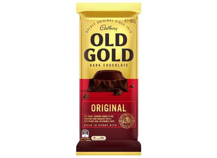 Cadbury Old Gold Original Dark Chocolate 180G