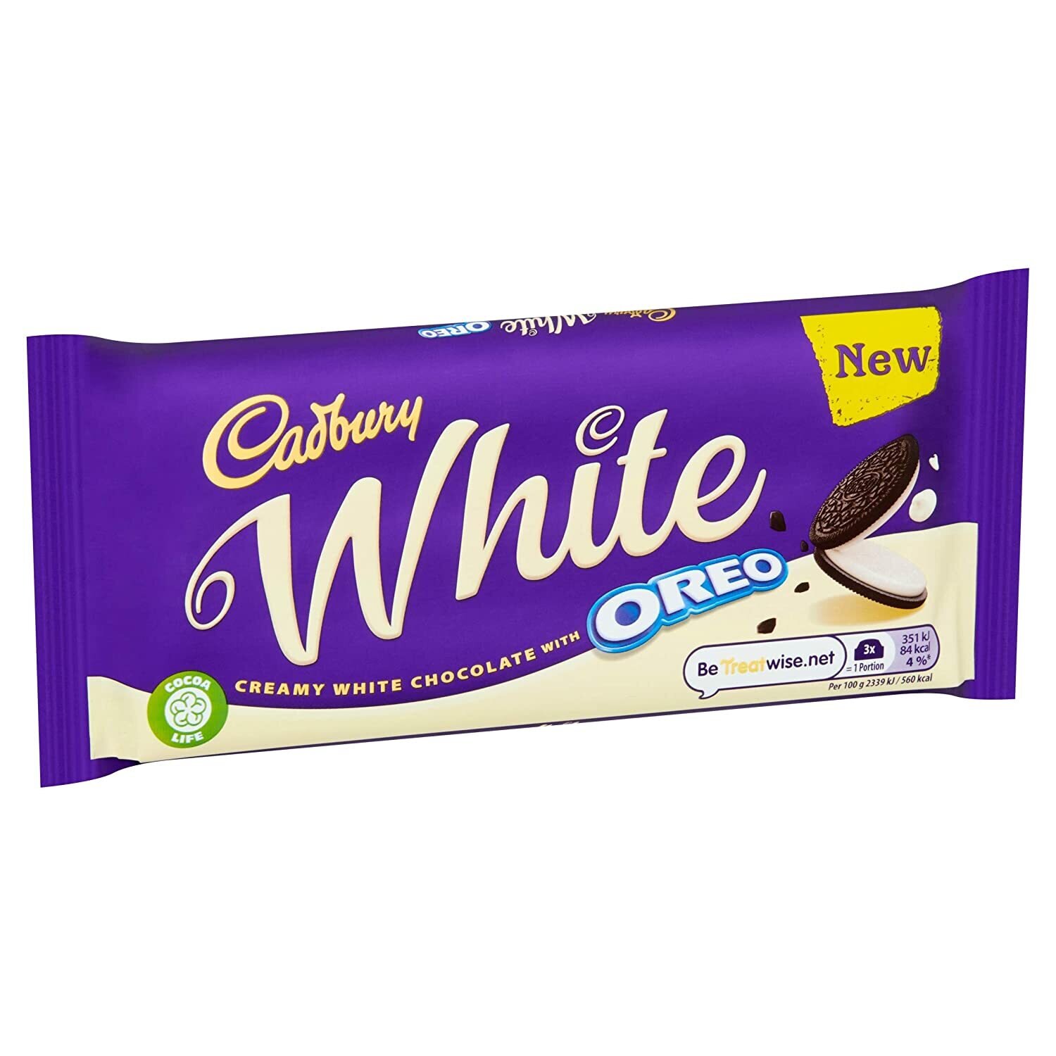 Cadbury Oreo with White Chocolate Bar 120G