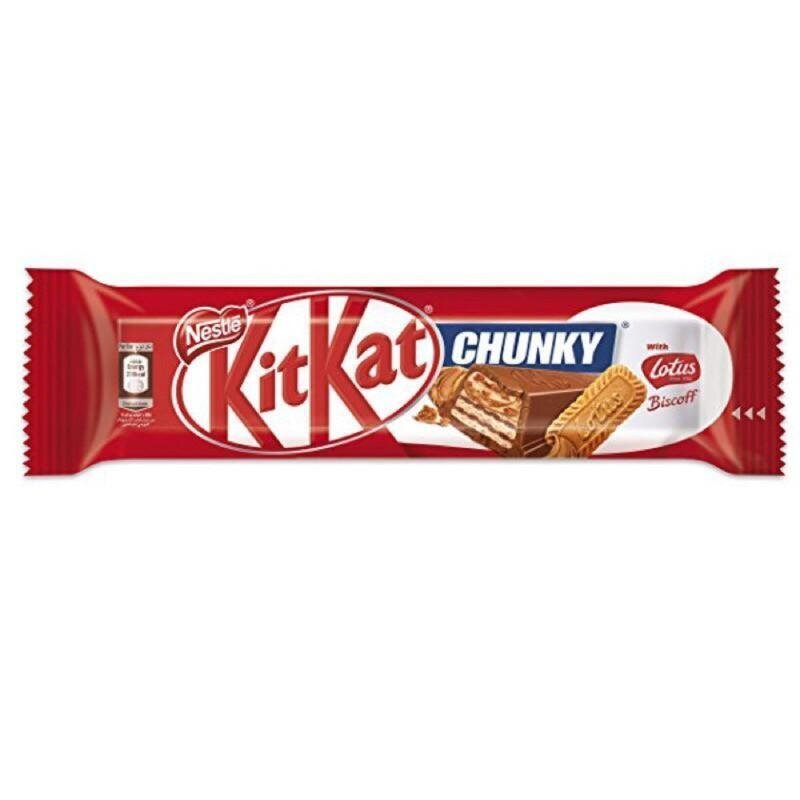 Kitkat Chunky Lotus Biscof Chocolate 40g