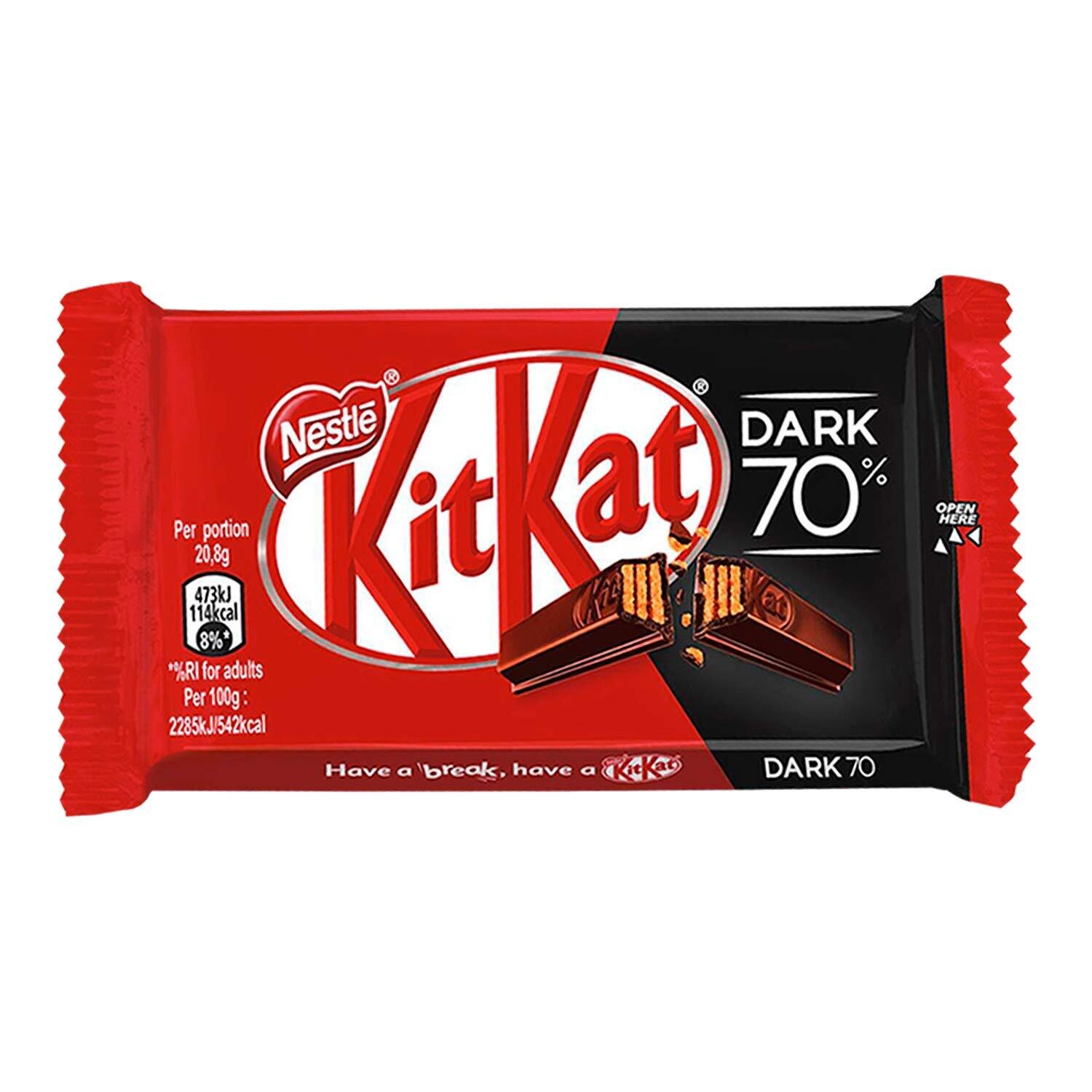 Kitkat 4F 70% Dark Bar - 52 G