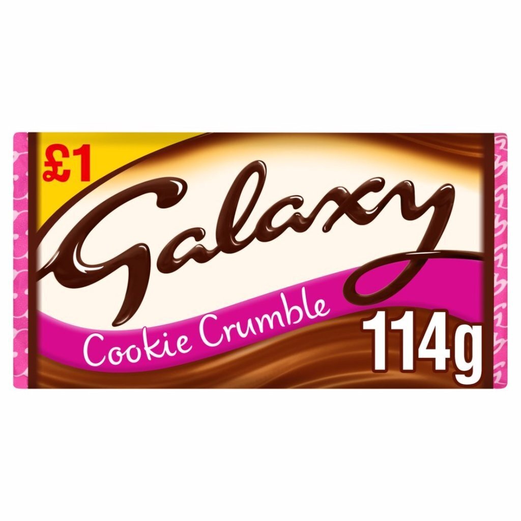 Galaxy Bar 100G Coookie Crumble