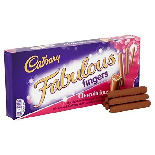 Cadbury Fabulous Fingers Milk Chocolate Buiscits (Uk) 110G