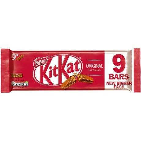Kitkat Chocolate - Original (9 Bars) 186.3G