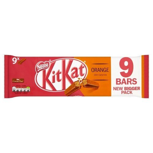 Kitkat Chocolate Orange (9 Bars) 186.3G