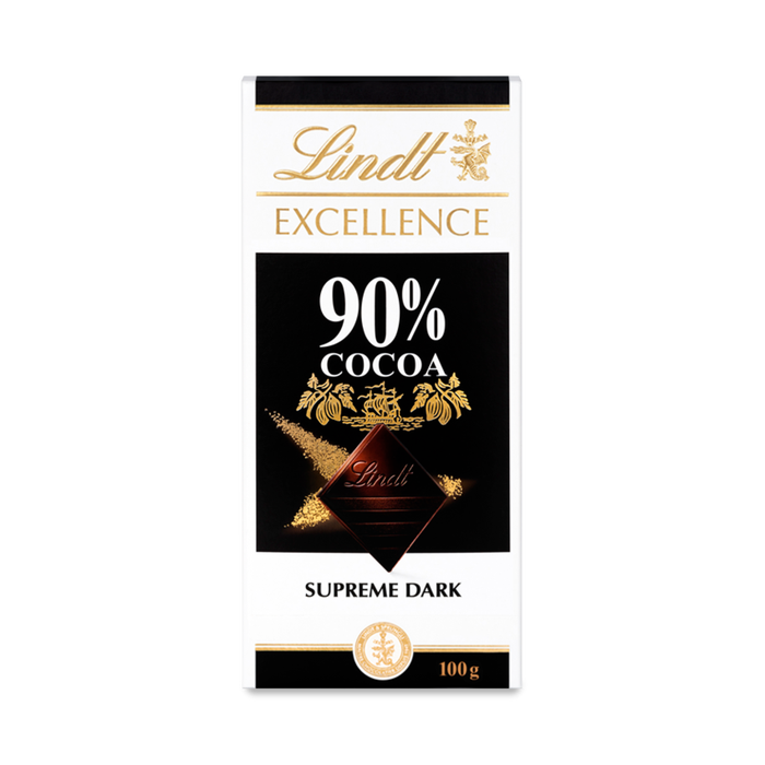 Lindt Excellence 90% Cocoa Chocolate Bar 100G