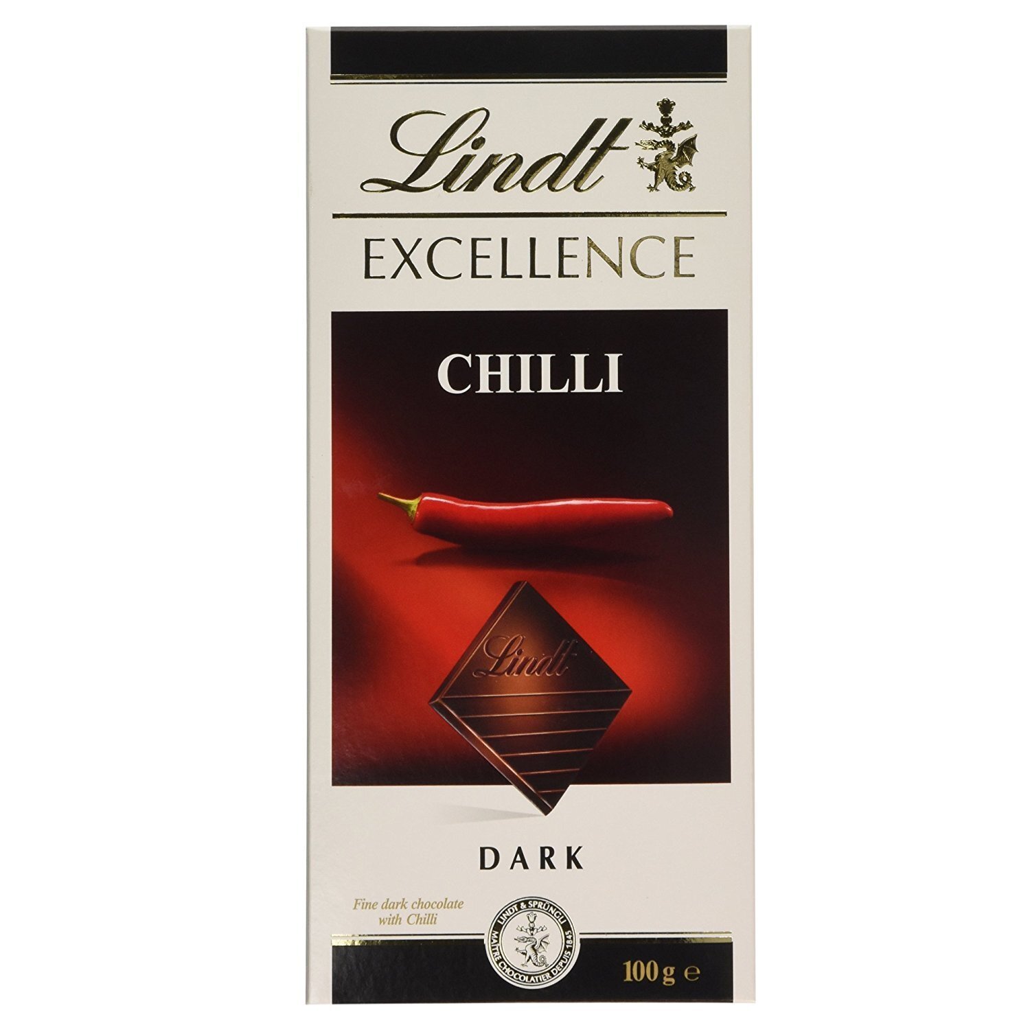 Lindt Excellence Chilly Dark Chocolate, 100 G