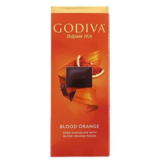 Godiva Belgium 90G Bar Blood Orange | Melt Free Packging