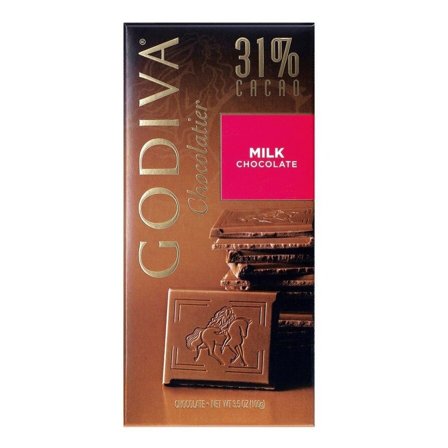 Godiva Chocolatier 31% Cacao Milk Chocolate Bar