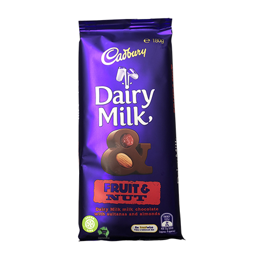 Cadbury Dairy Milk Fruit And Nut - 180G