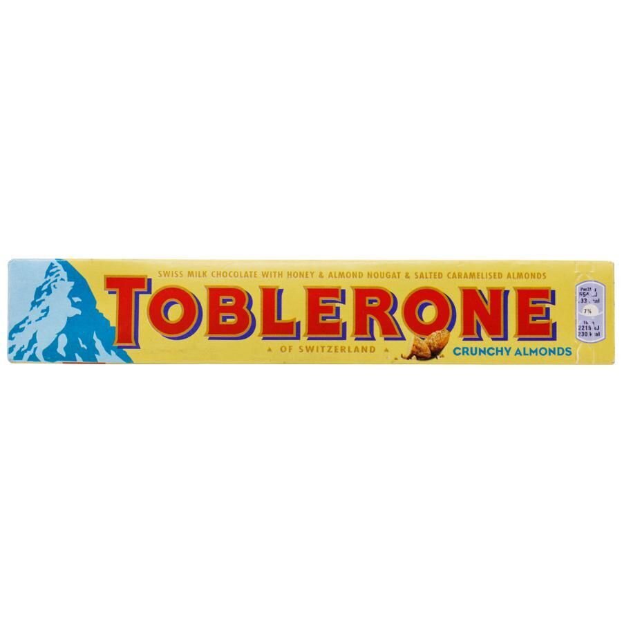 Toblerone 100G - Milk Chocolate With Honey Almonds And Salted Caramel