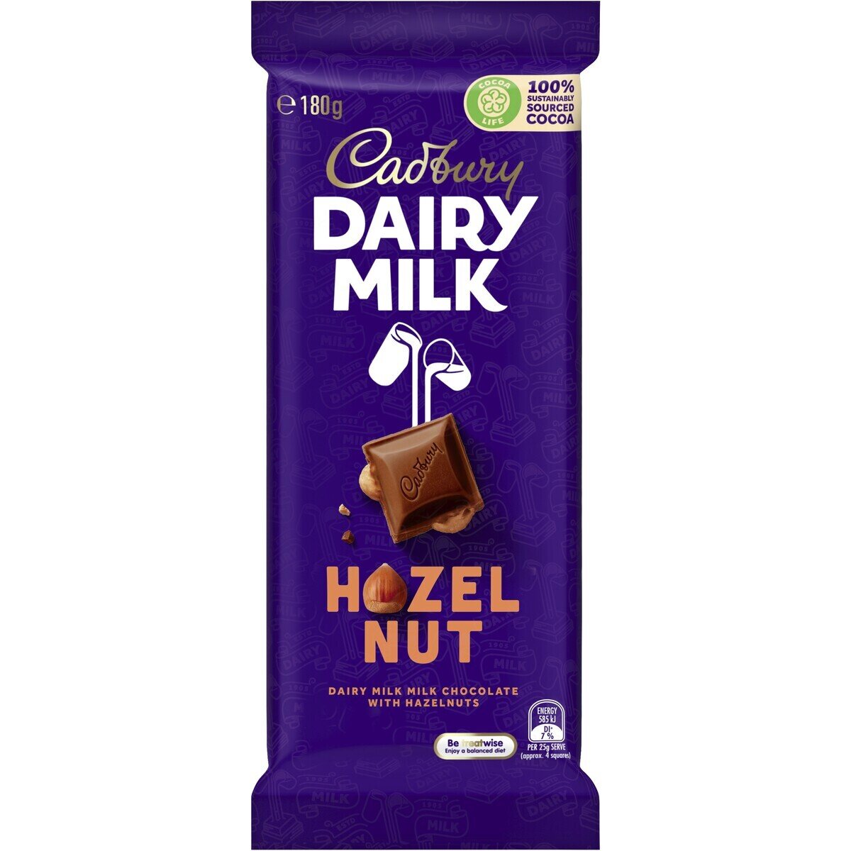 Cadbury Dairy Milk Hazelnut - 180G