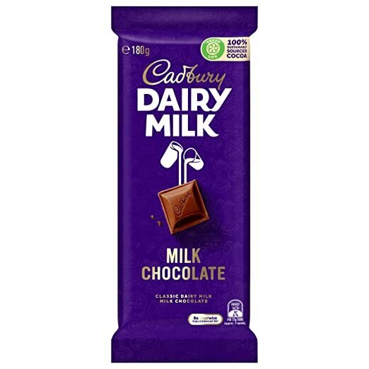 Cadbury Dairy Milk Australia -  Milk Chocolate  - 180G