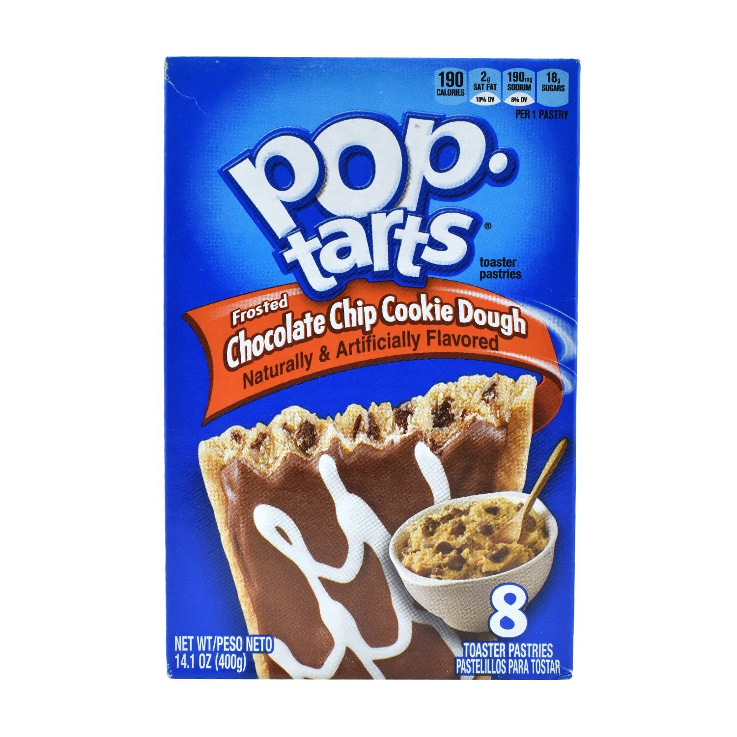 Pop Tarts Frosted Chocolate Chips 8 Toaster Pastries 416g