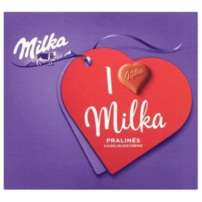 Milka I love Milka Pralines Hazelnut Creme - 110g