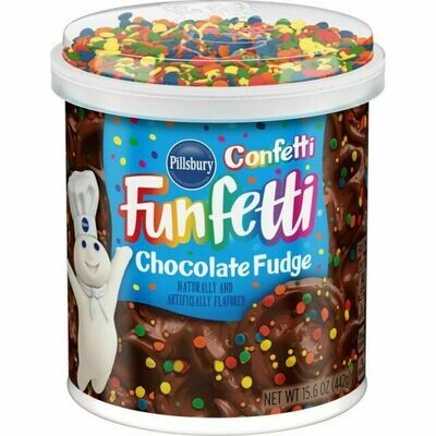 Pillsbury Confetti FunFetti Chocolate Fudge - 453g