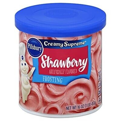 Pillsbury Strawberry Creamy Supreme Frosting - 453g