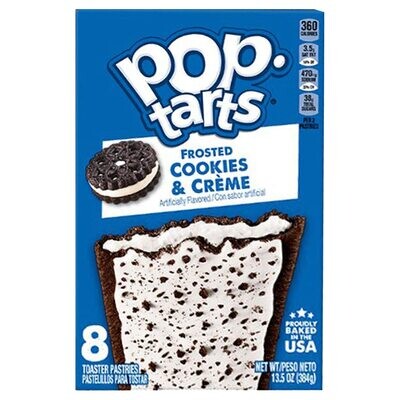 Kelloggs Poptarts Frosted Cookies & Creme - 384g