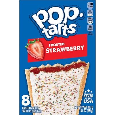 Kelloggs Poptarts Frosted Strawberry - 384g