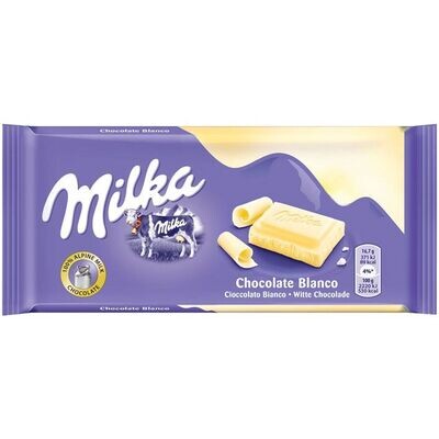 Milka White Chocolate 87G