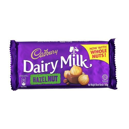 Cadbury Dairy Milk Malaysia Hazelnut 165G