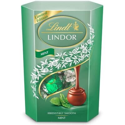 Lindt Lindor Mint Truffles (Imported) - Irresistible Mint &amp; Milk Chocolate (200g)