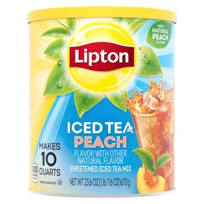 Lipton Iced Tea - Peach Flavor - 670g