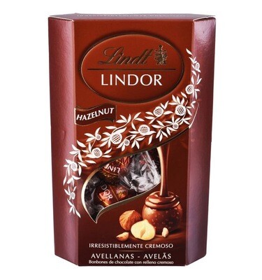 Lindt Lindor Irresistibly Smooth Hazelnut Milk Chocolate Truffles (Imported), 200g