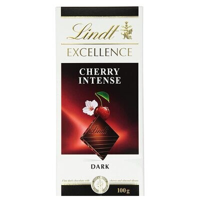 Lindt Excellence Cherry Intense - 100G | Imported