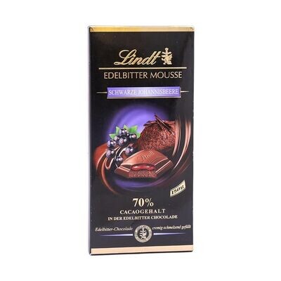 Lindt 70% Schwarze Johannisbeere 150 G