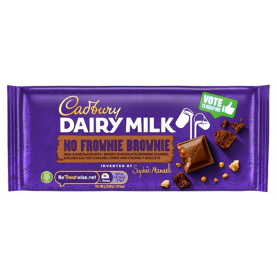 Cadbury Dairy Milk No Frownie Brownie Chocolate 110G