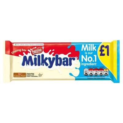 Milkybar White Chocolate Bar - Authentic UK Import (24g)