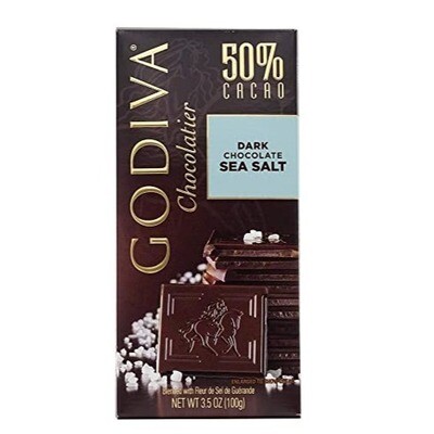 Godiva 50% Cocoa Sea Salt &amp; Dark Chocolate