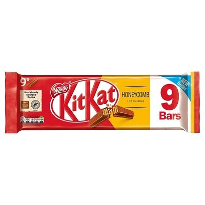 Kitkat Chocolate Honey Comb (9 Bars) 186.3G