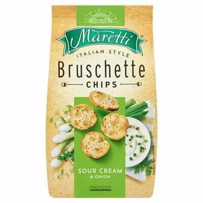 Maretti Bruschette Chips - Sour Cream &amp; Onion  70g