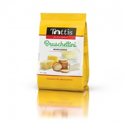 Tottis Bruschettini Mixed Cheese 80G