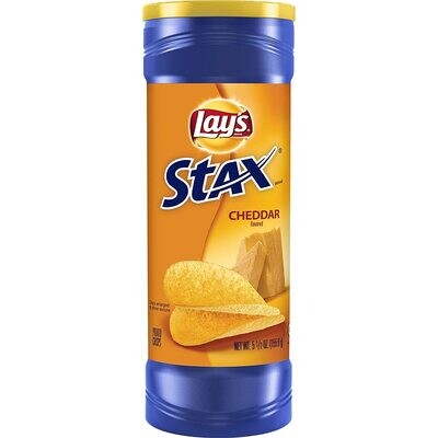 Lays Stax Cheddar Chips 155g